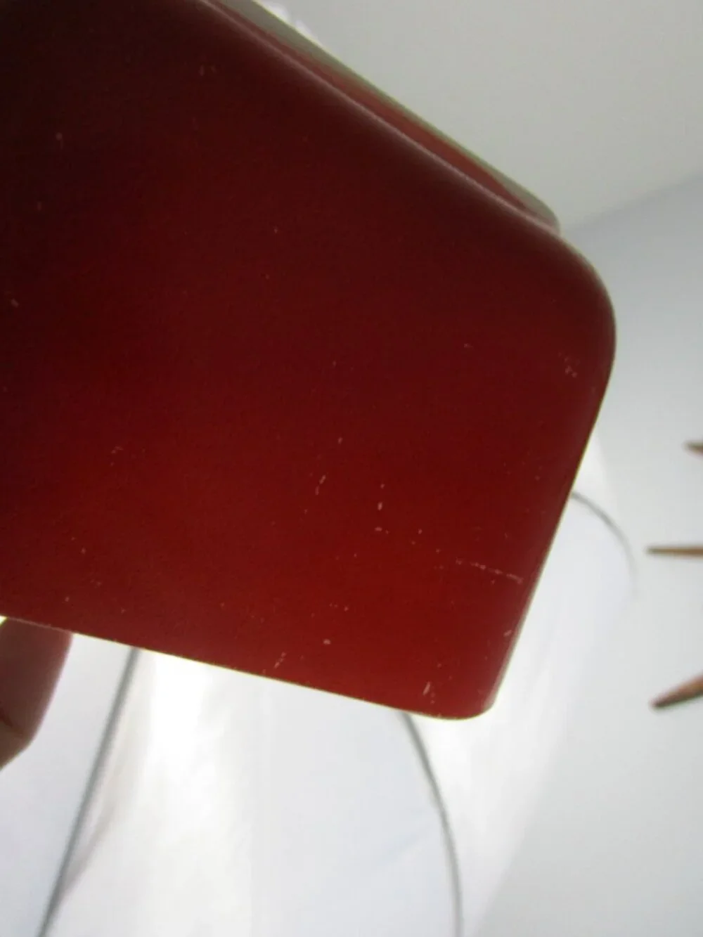501 Fridgies Primary Red Ridge Top Lids USA Vintage 1950s